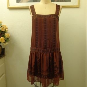 Max & Cleo "Lauren" Bohemian Midi Shift Dress